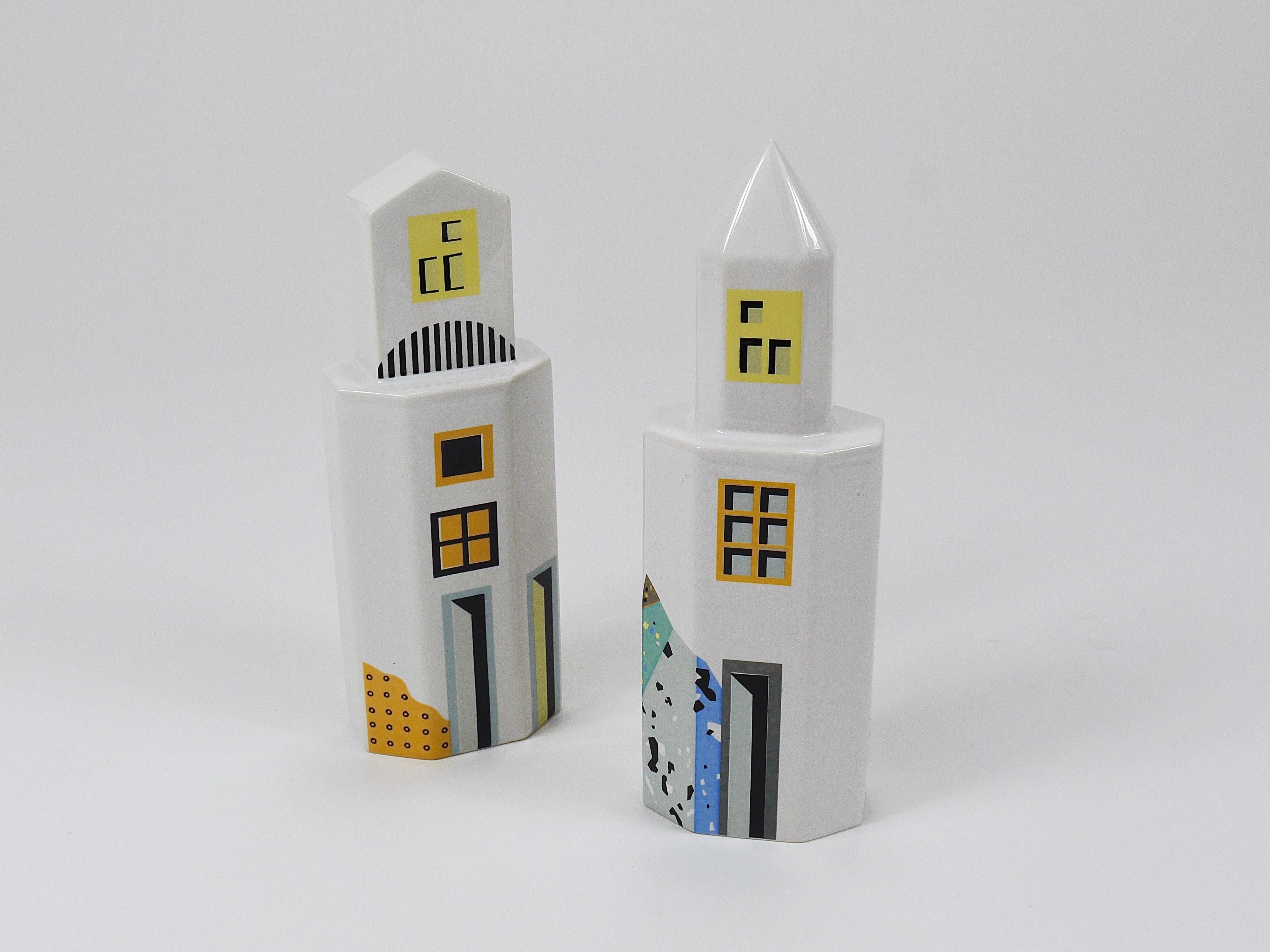 Heide Warlamis Salero Pimentero Rascacielos Postmoderno, Colección Viena 1990 en venta 7