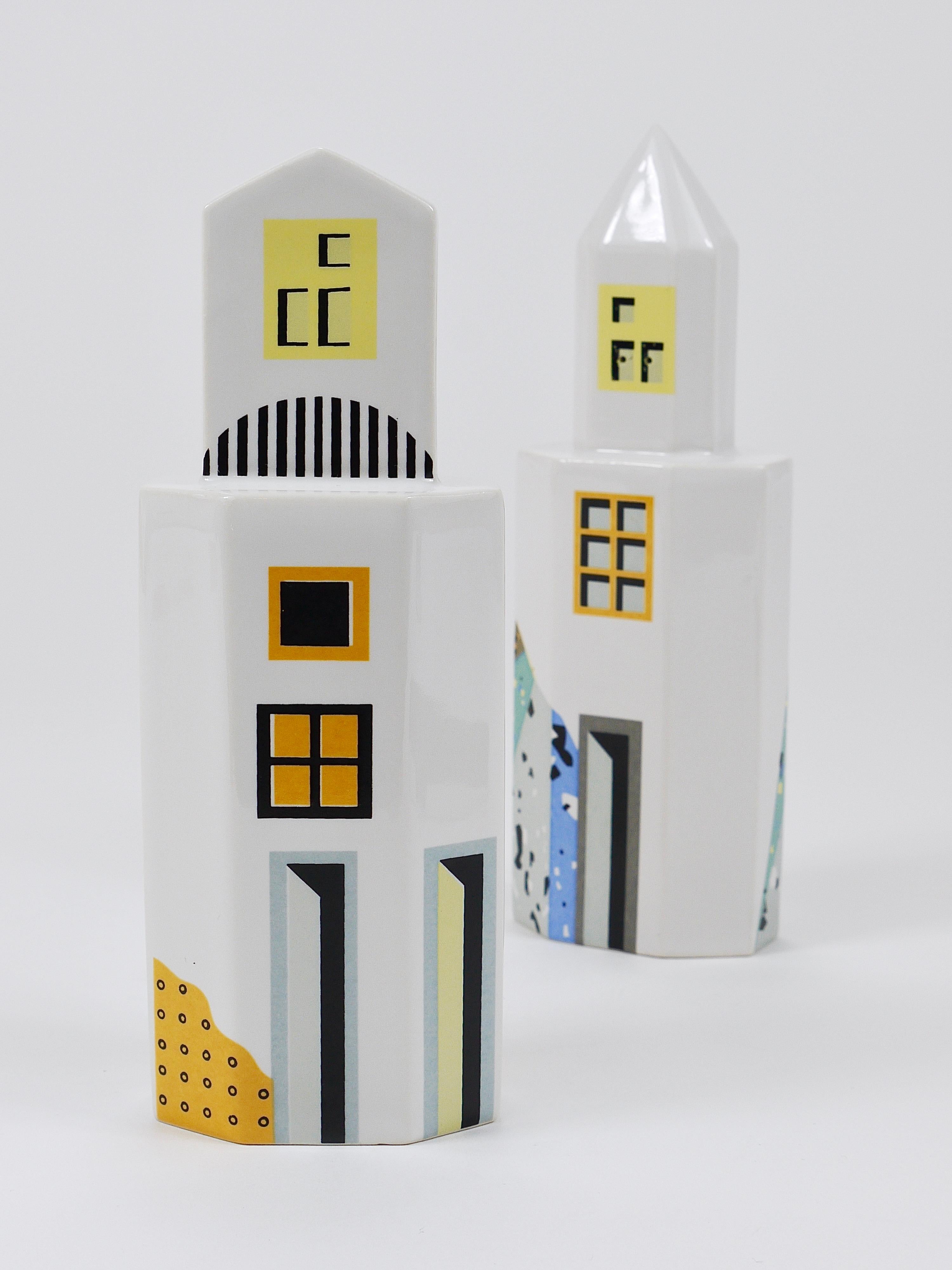 Heide Warlamis Salero Pimentero Rascacielos Postmoderno, Colección Viena 1990 en venta 8
