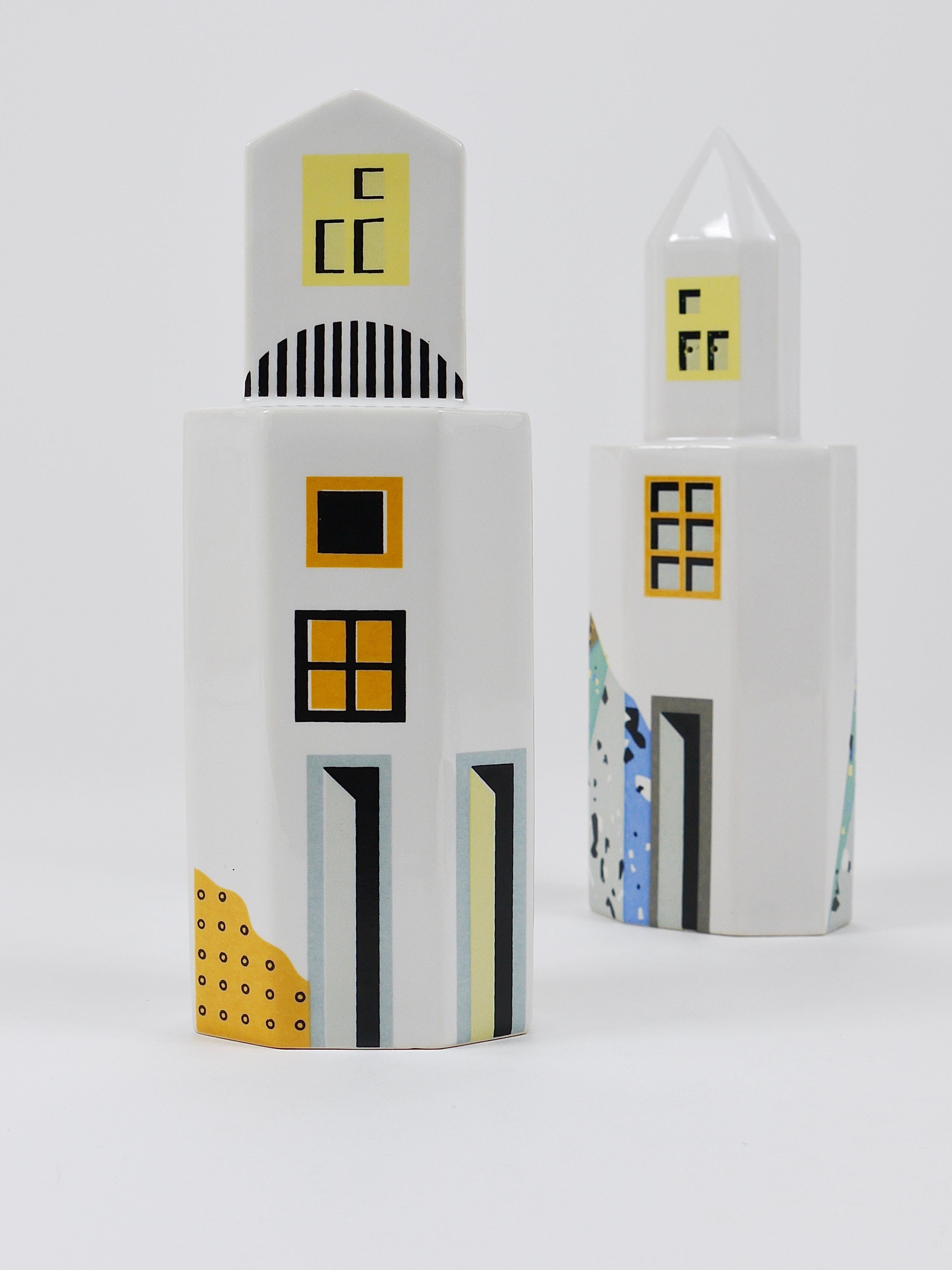 Heide Warlamis Salero Pimentero Rascacielos Postmoderno, Colección Viena 1990 en venta 9