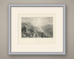 Heidelberg after J.M.W. Turner, Antique Engraving by T.A. Prior, circa 1880