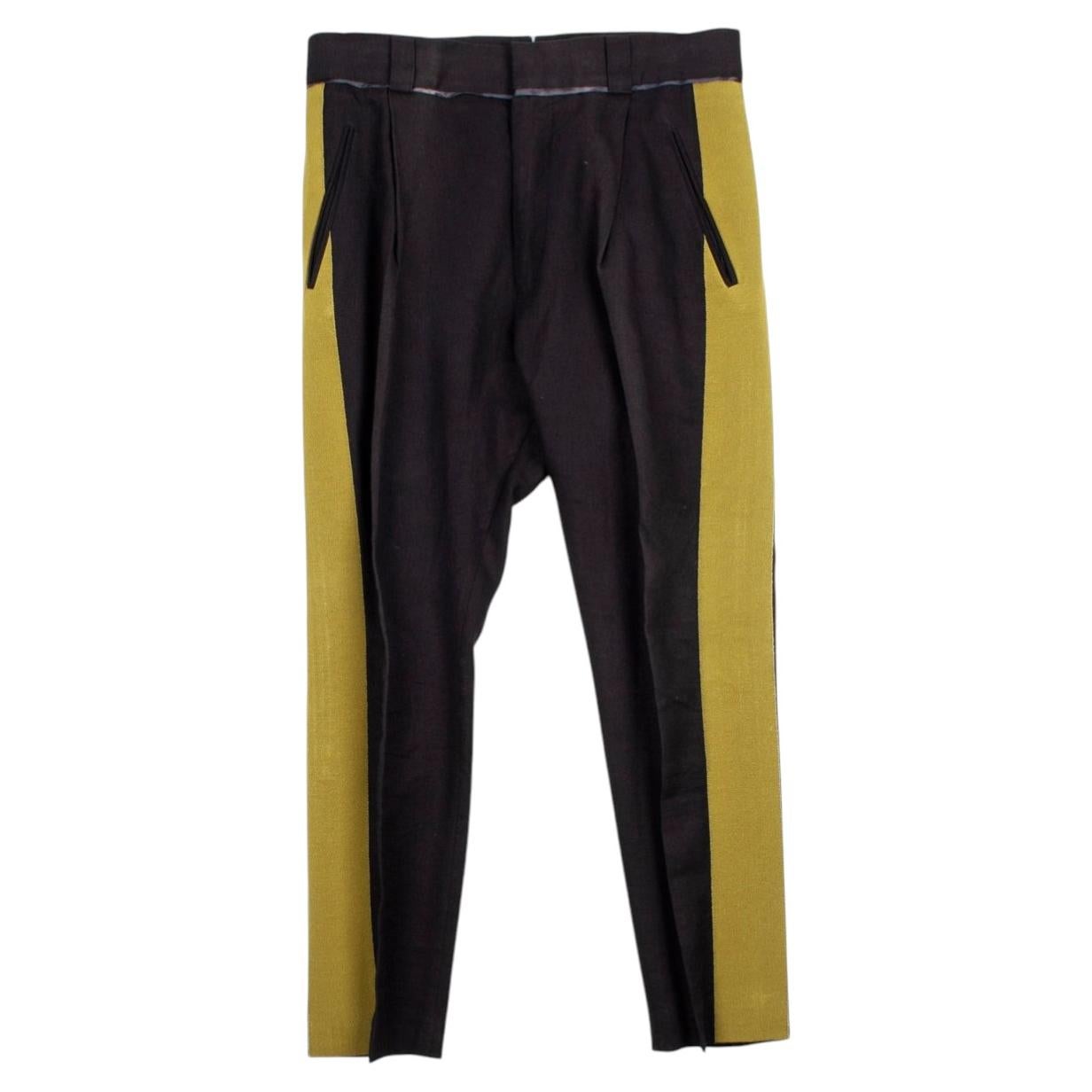 Pantalon pour homme Heider Ackermann à plis, taille ITA46/Small, AR002