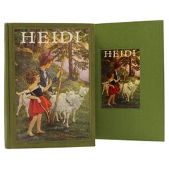 Heidi by Johanna Spyri, Edited by Adeline B. Zachert, Illustrated by Clara Burd