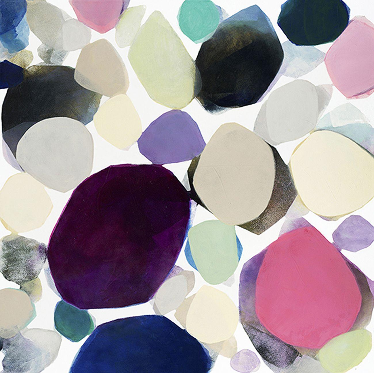 Heidi Carlsen-Rogers Abstract Painting - Petal Cascade III, Painting, Acrylic on Canvas