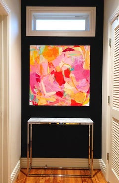 You can always bring me flowers., Painting, Acrylic on Canvas