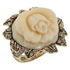 Heidi Daus Premier Rose Crystal Accented Ring