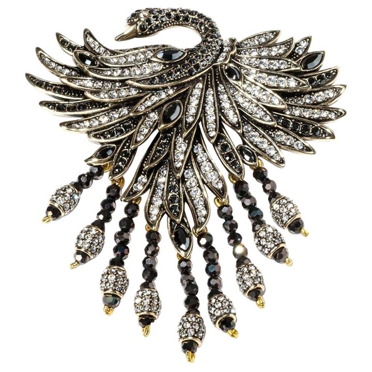Broche Vintage Signée LANVIN Germany - Bijou De Créateur Ancien - Occasion Avec Son Histoire