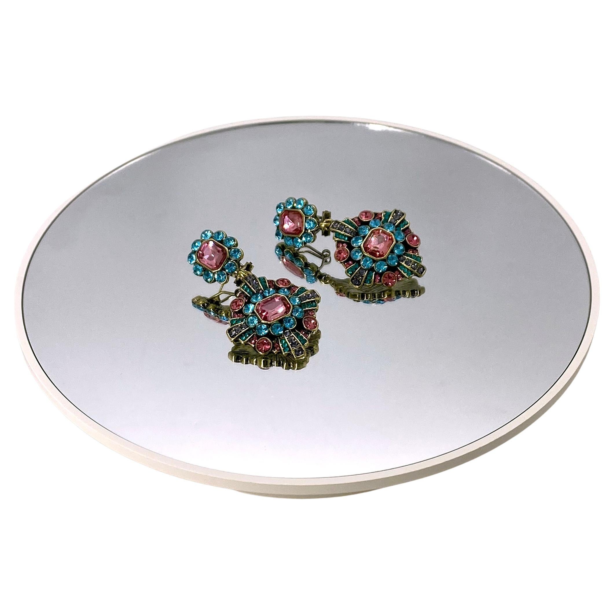 Barocco Heidi Daus Statement Drop Earrings in vendita
