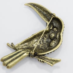 Heidi Daus Too Can You Can Crystal Toucan Bird Pin Brooch