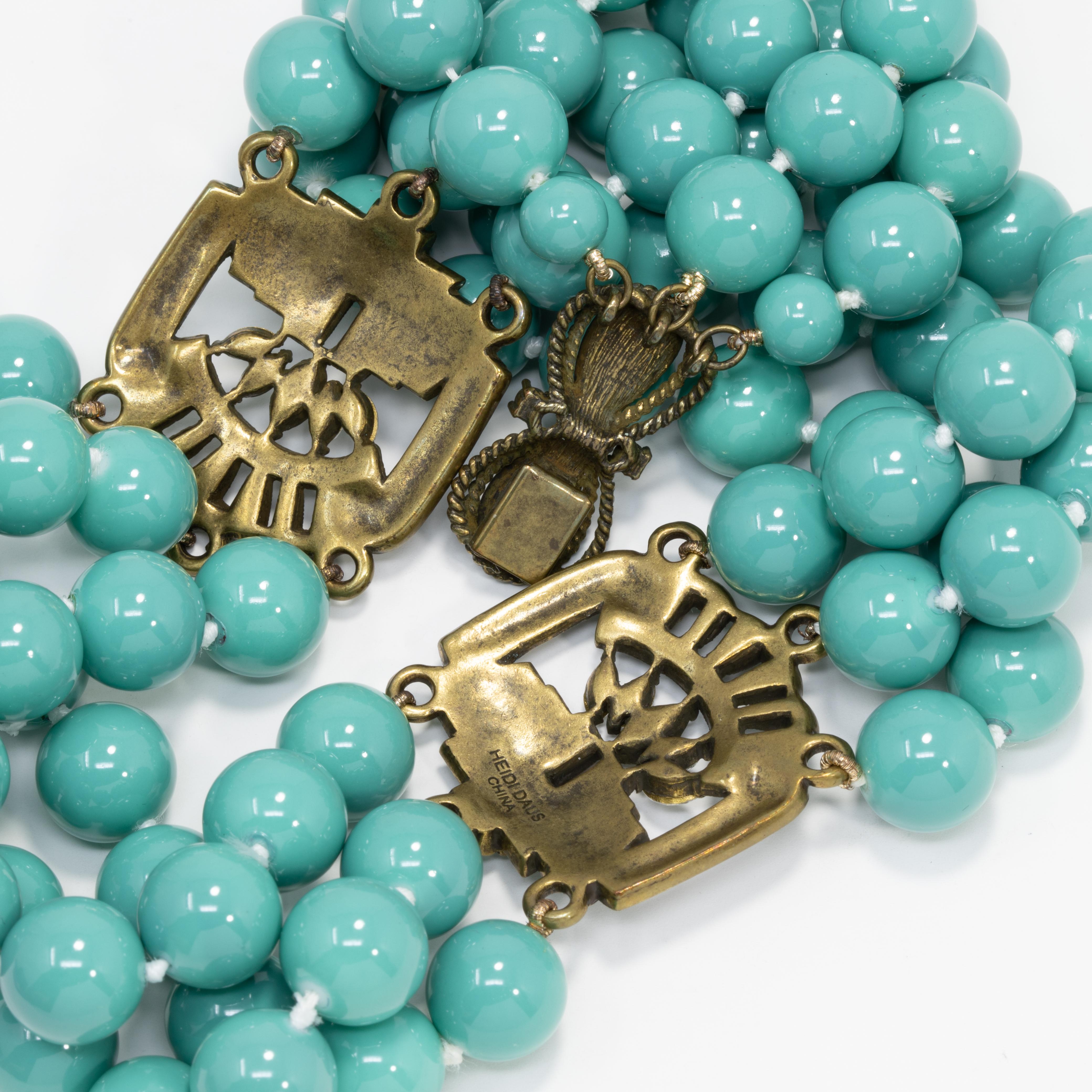 heidi daus turquoise necklace