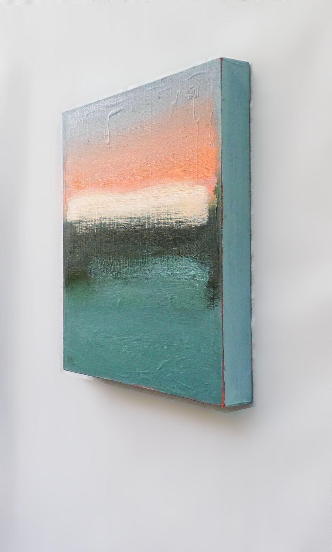 Un concetto carismatico, pittura ad olio astratta - Painting di Heidi Hybl