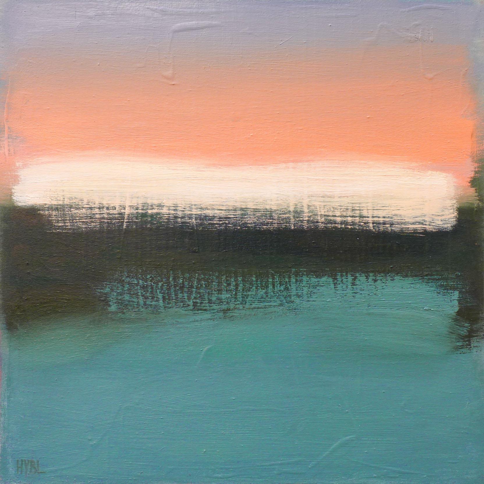 Landscape Painting di Heidi Hybl - Un concetto carismatico, pittura ad olio astratta