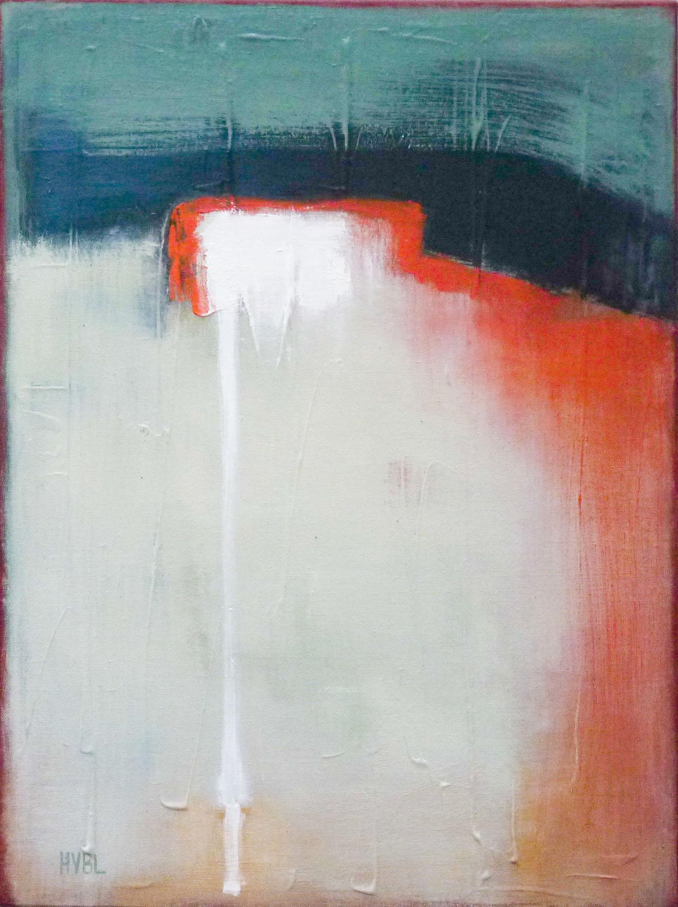 Heidi Hybl Abstract Painting – Kunstvolle Manipulation, Abstrakte Ölmalerei