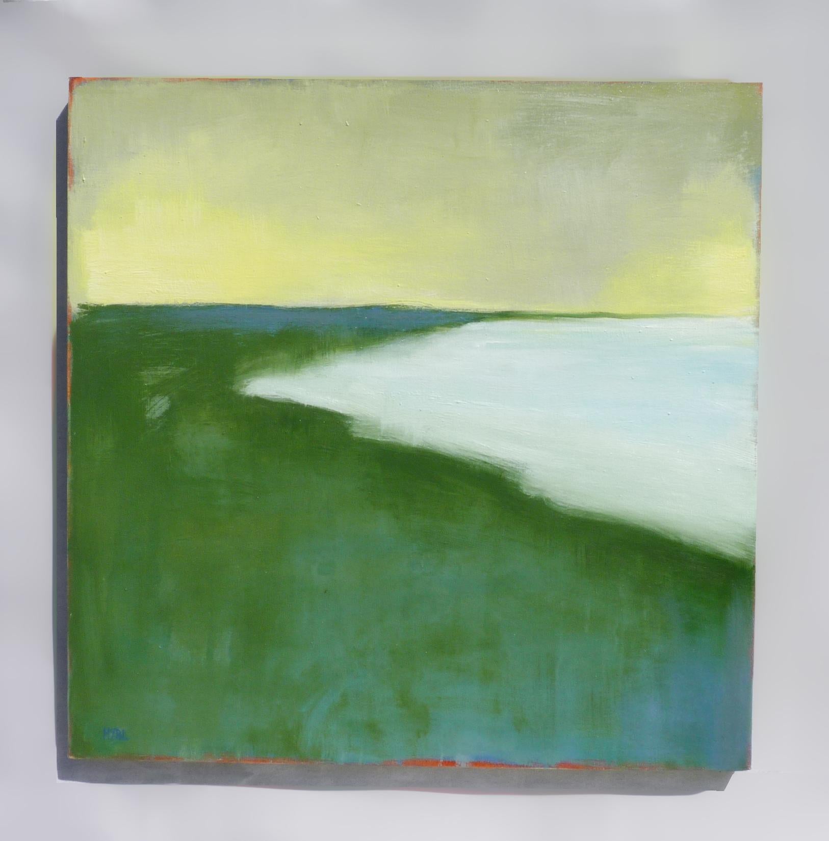 Distant Shore, Ölgemälde (Minimalistisch), Painting, von Heidi Hybl