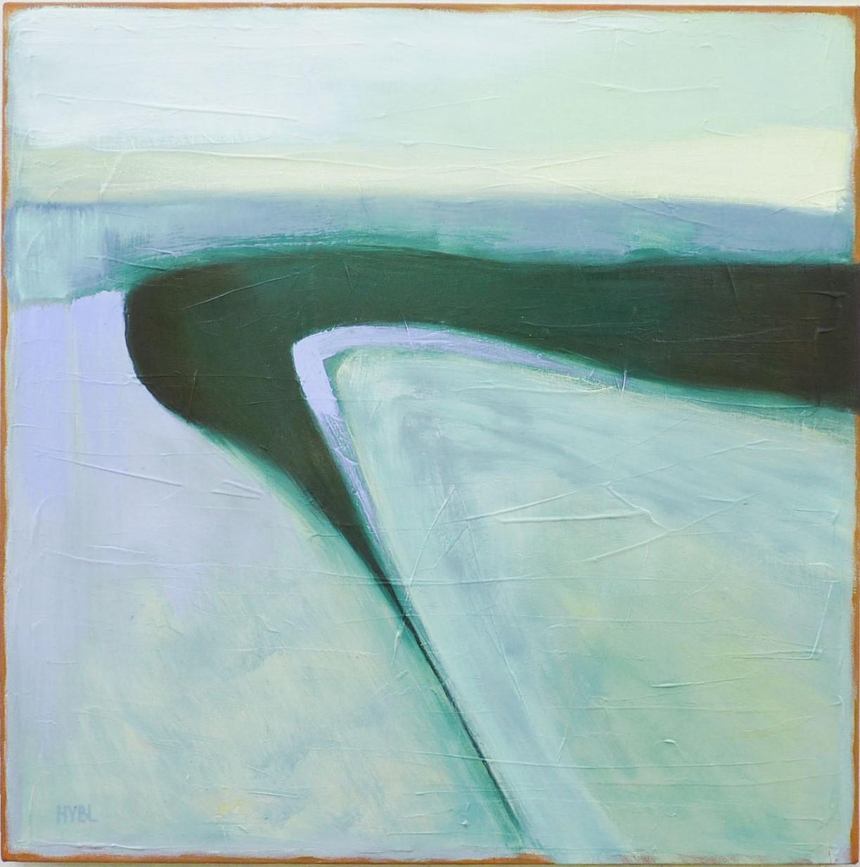 Heidi Hybl Abstract Painting – Dynamisches Wechselspiel, Abstraktes Ölgemälde