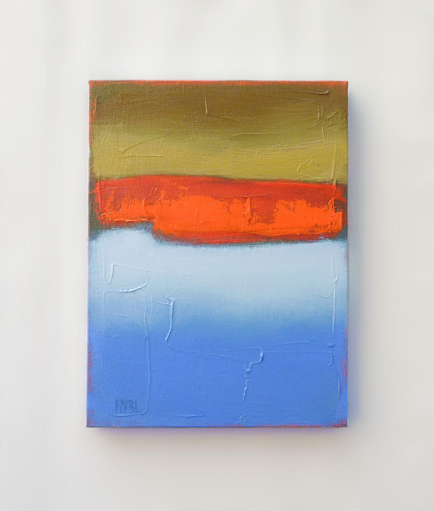 <p>Artist Comments<br>Artist Heidi Hybl paints an abstract landscape through nominal representation. Thick strokes of bold color embody the sky, land, and sea. Heidi's unique style involves daringly painting the surface with abandon. 