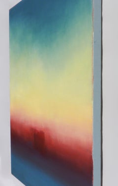 Evening Glow, Abstract Oil Painting