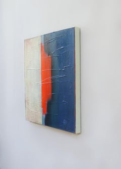 Interregnum Red, Abstract Oil Painting