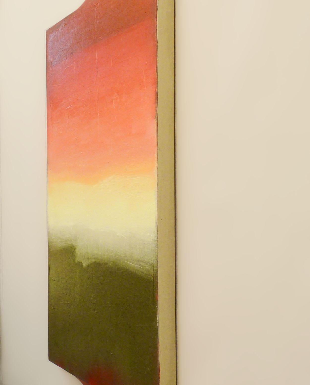 abstract sunrise painting