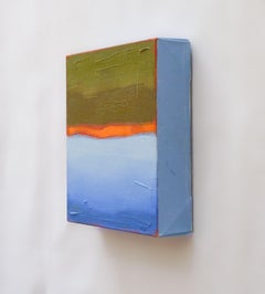 Orange River, Abstract Oil Painting