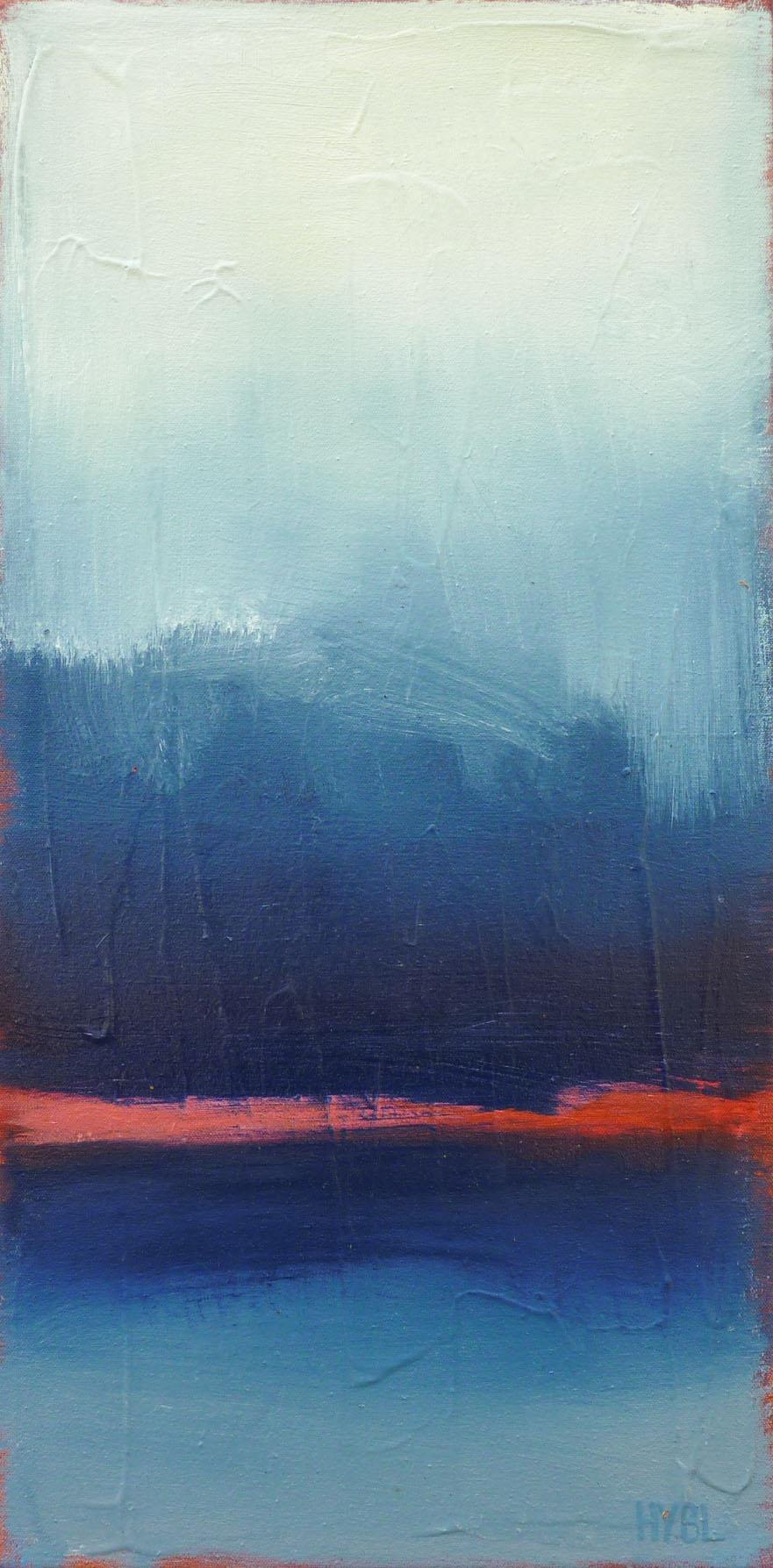 Landscape Painting di Heidi Hybl - Qualità di un momento, Pittura ad olio astratta
