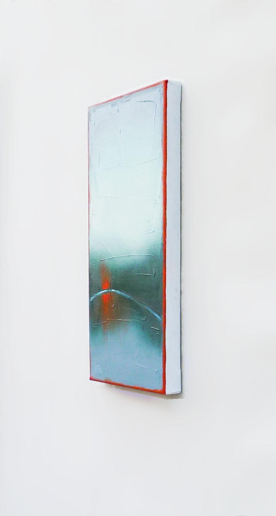 Pittura ad olio astratta, tranquillamente audace - Painting di Heidi Hybl