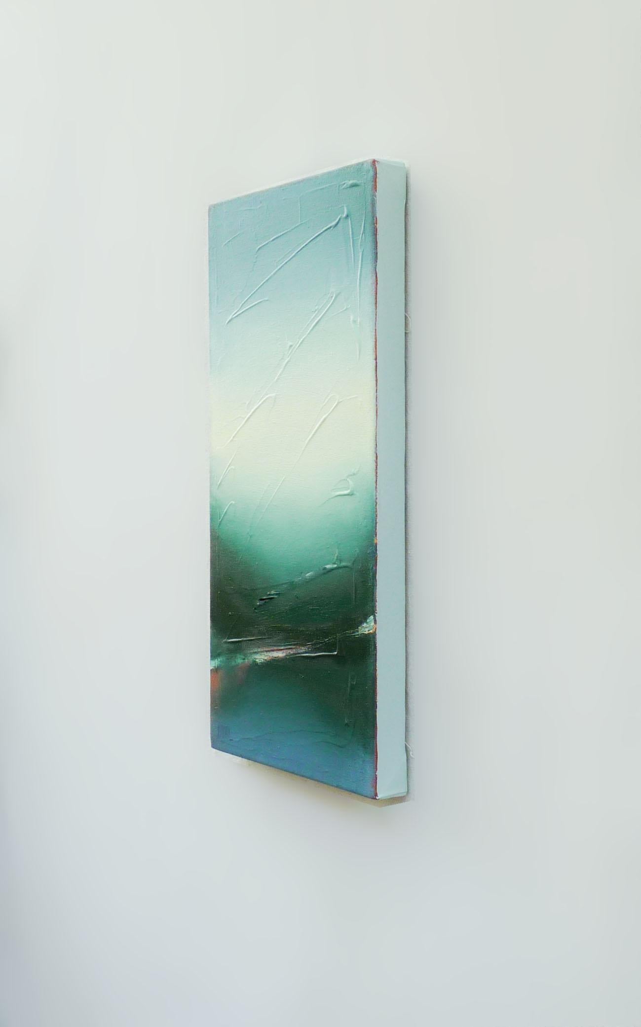 Reale e immaginato, Pittura ad olio astratta - Painting di Heidi Hybl