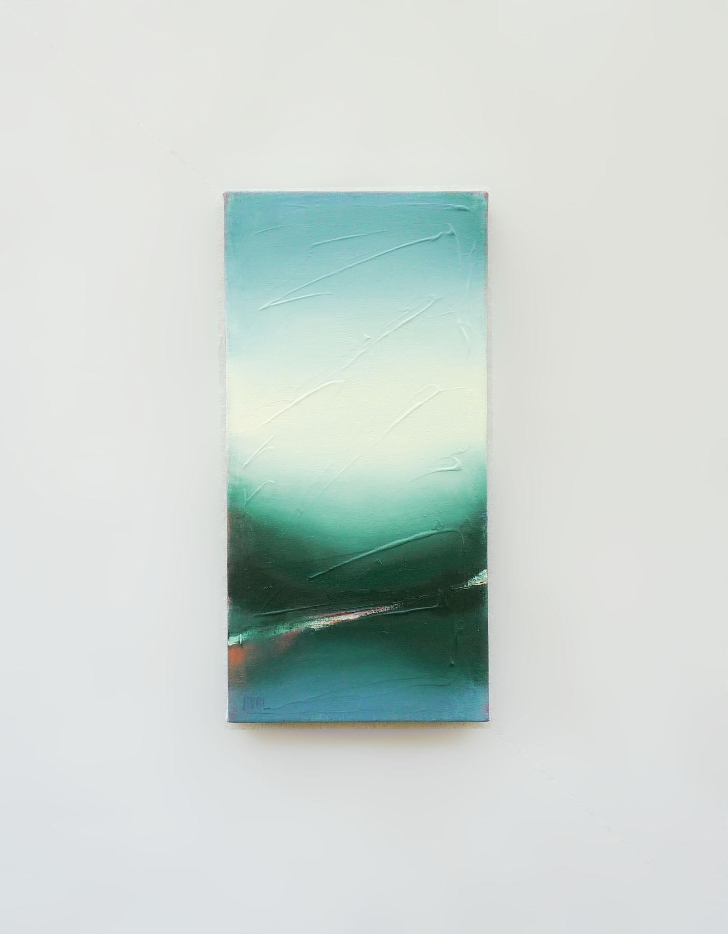 Reale e immaginato, Pittura ad olio astratta - Painting Astratto di Heidi Hybl