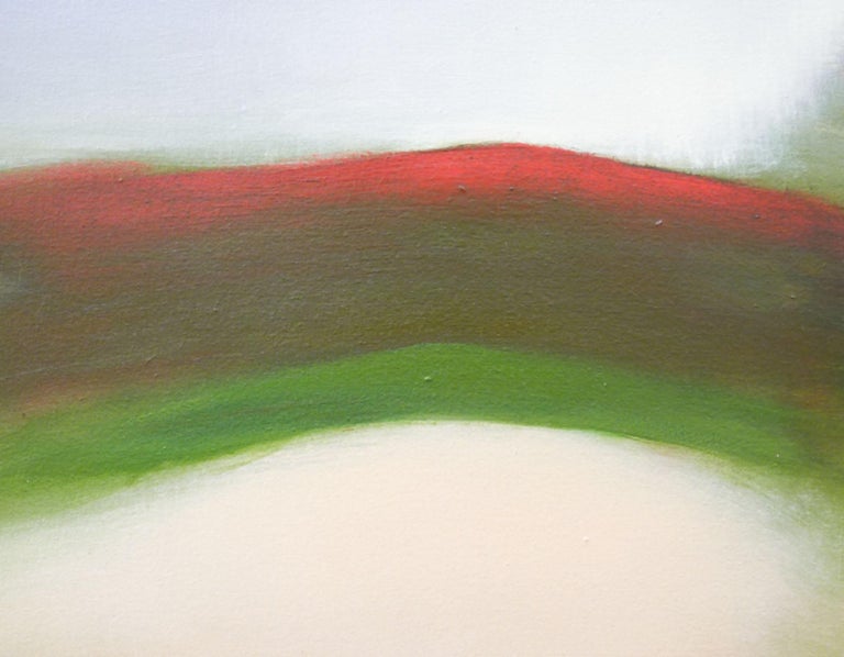 Heidi Hybl - Red Edge, Abstract Oil Painting For Sale at 1stDibs