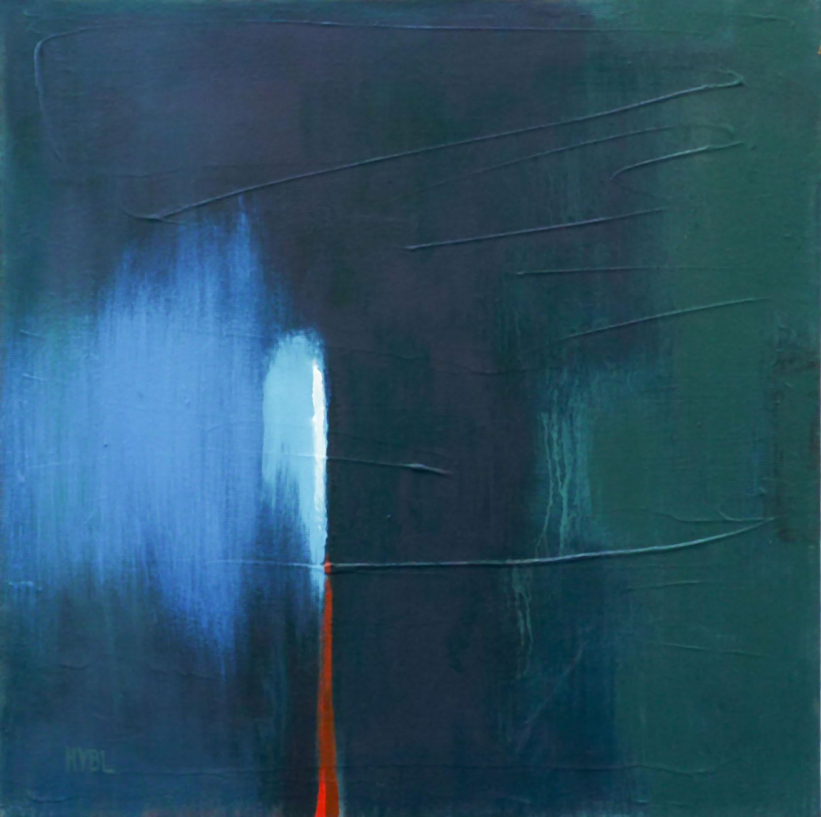 Abstract Painting di Heidi Hybl - Splendore, pittura ad olio astratta