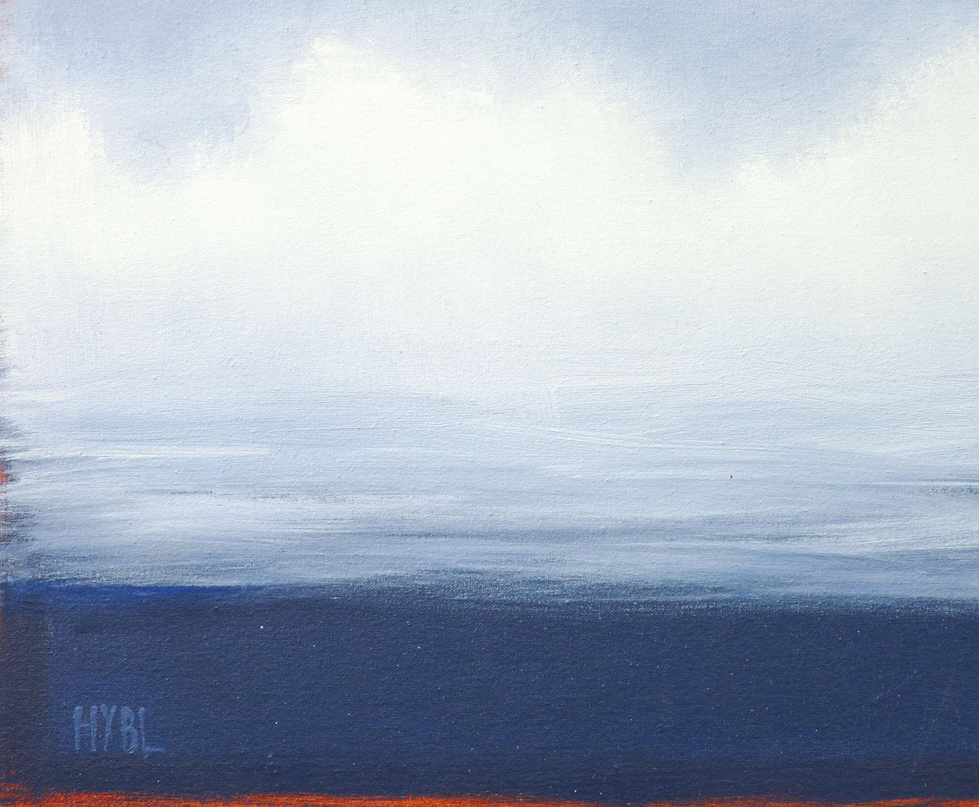 <p>Artist Comments<br>Getting to see the Pacific Ocean on a daily basis, artist Heidi Hybl sometimes witnesses clouds that appear to dance along the horizon. In this monochromatic abstract, Heidi captures exactly that experience. 