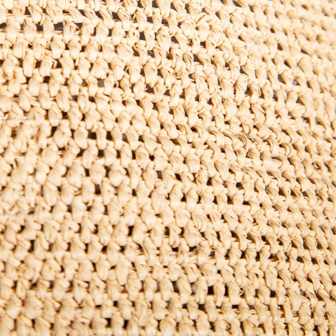 Heidi Klein Beige Savannah Bay Bamboo Bucket Bag 1