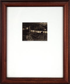 "Tibetan Prayer Flags" Sepia Toned Photograph