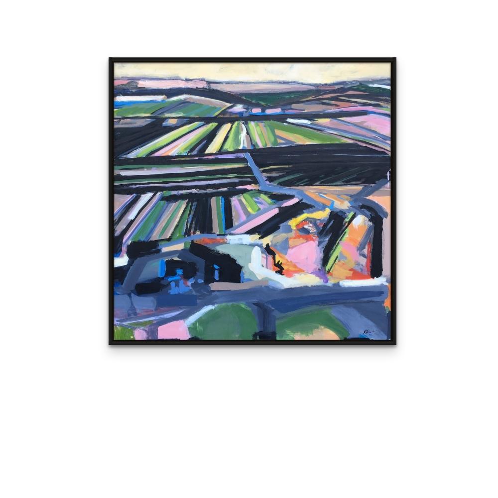 Pittura acrilica e carboncino su tavola. 
Le opzioni di incorniciatura sono disponibili su richiesta. 

BIO
Lavorando con un'ampia gamma di mezzi e materiali, le opere di Heidi Lanino sono caratterizzate dalla padronanza della linea espressiva, da