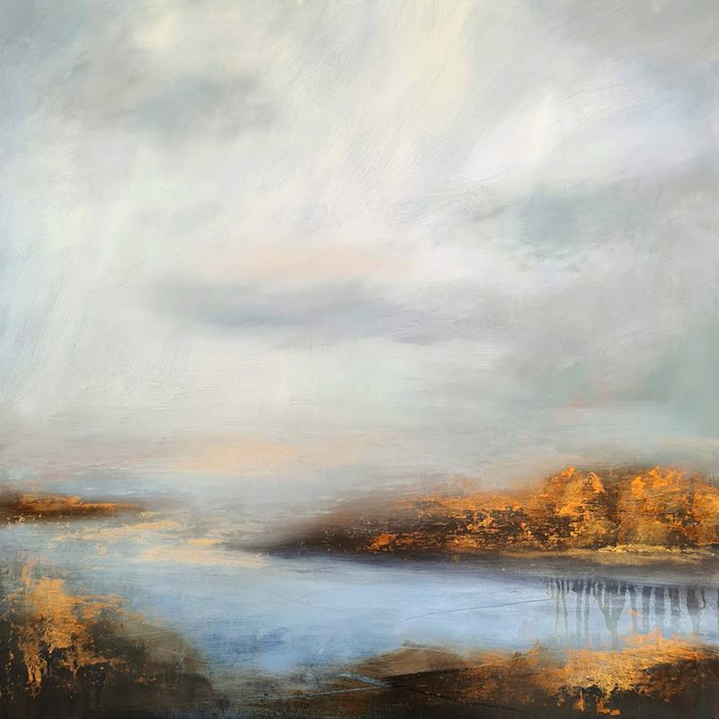 Erbe invernali e Vancouver in autunno Dittico - Painting Impressionismo di  Heidi Laughton