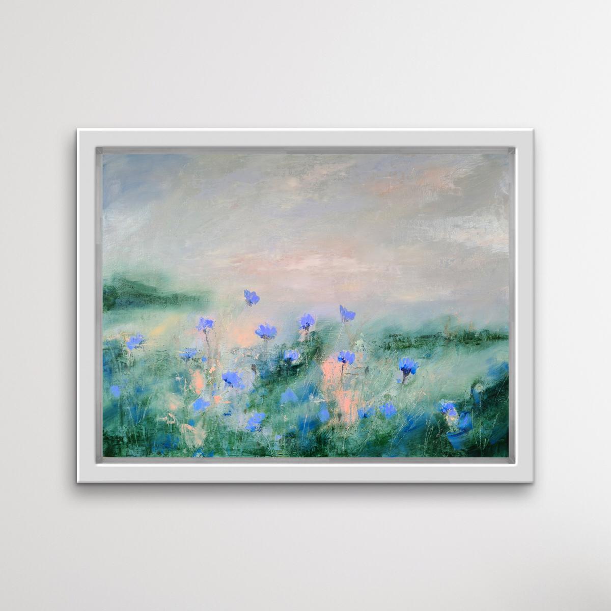 Rewilding de Heidi Laughton, peinture de paysage contemporaine, art floral - Contemporain Painting par Heidi Laughton 