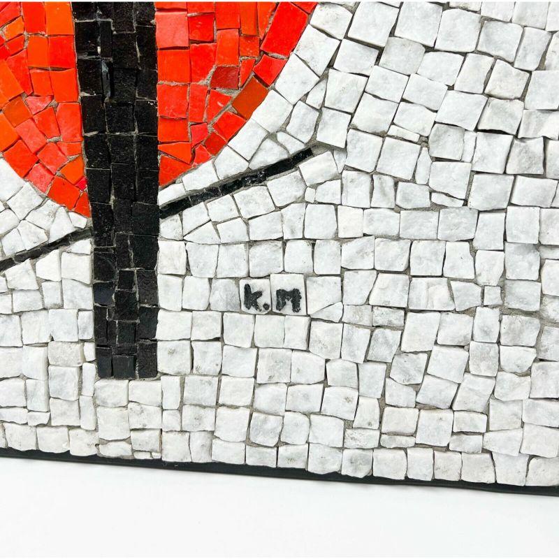 Heidi Melano after Kazimir Malevich large suprematist Mosaic panel, 1980.

Glass tile and plaster mosaic panel after Suprematist artist Kazimir Malevich's 1927 painting 
