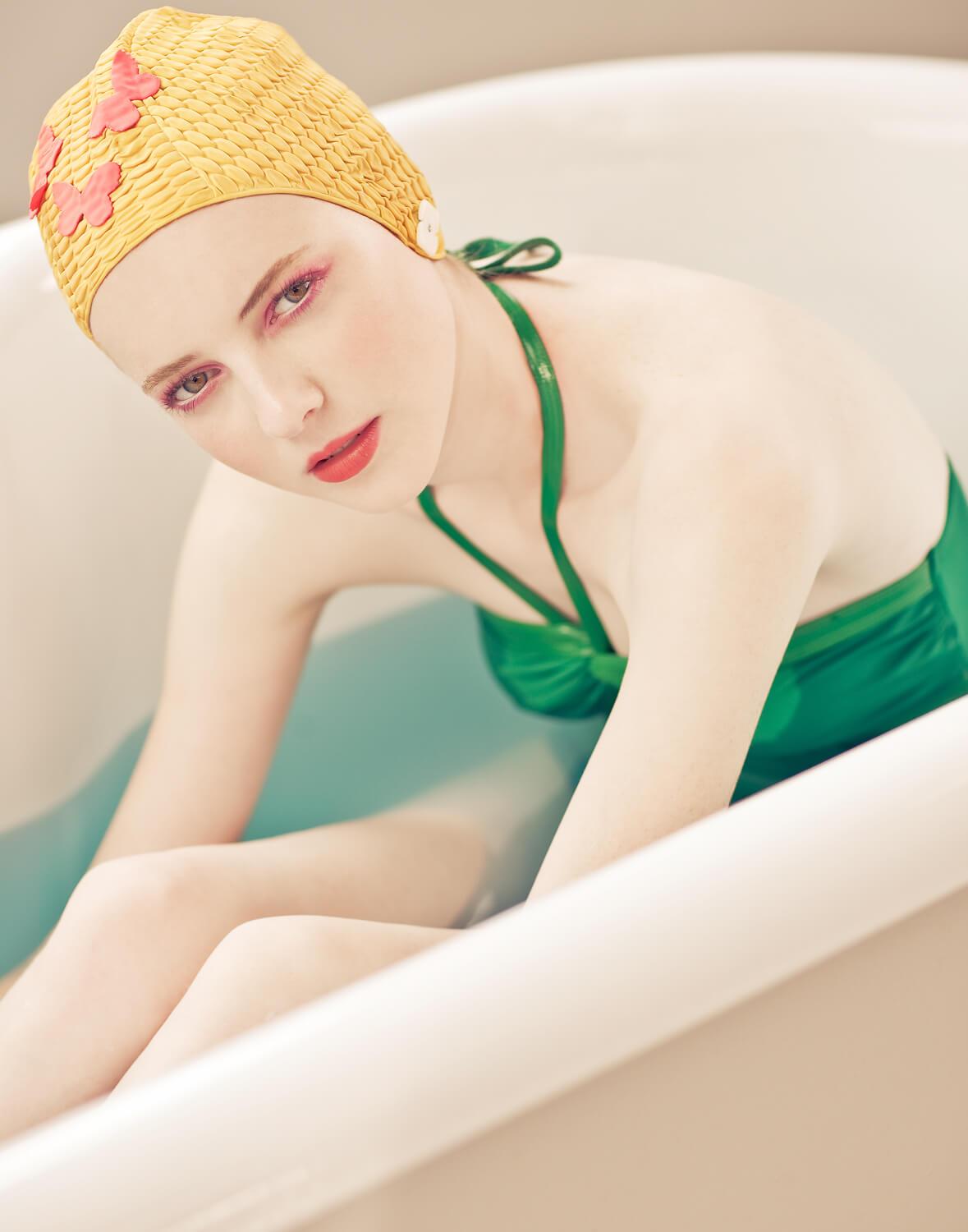 Heidi Niemala Color Photograph - Vintage Bathing II
