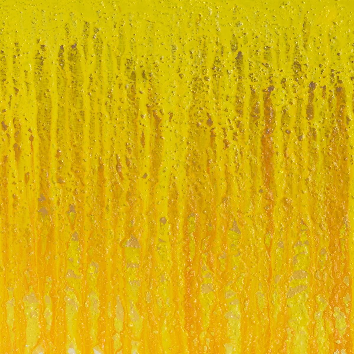 Veils of Sunshine - Yellow Abstract Art, Abstract Painting Yellow, Drip Painting For Sale 2