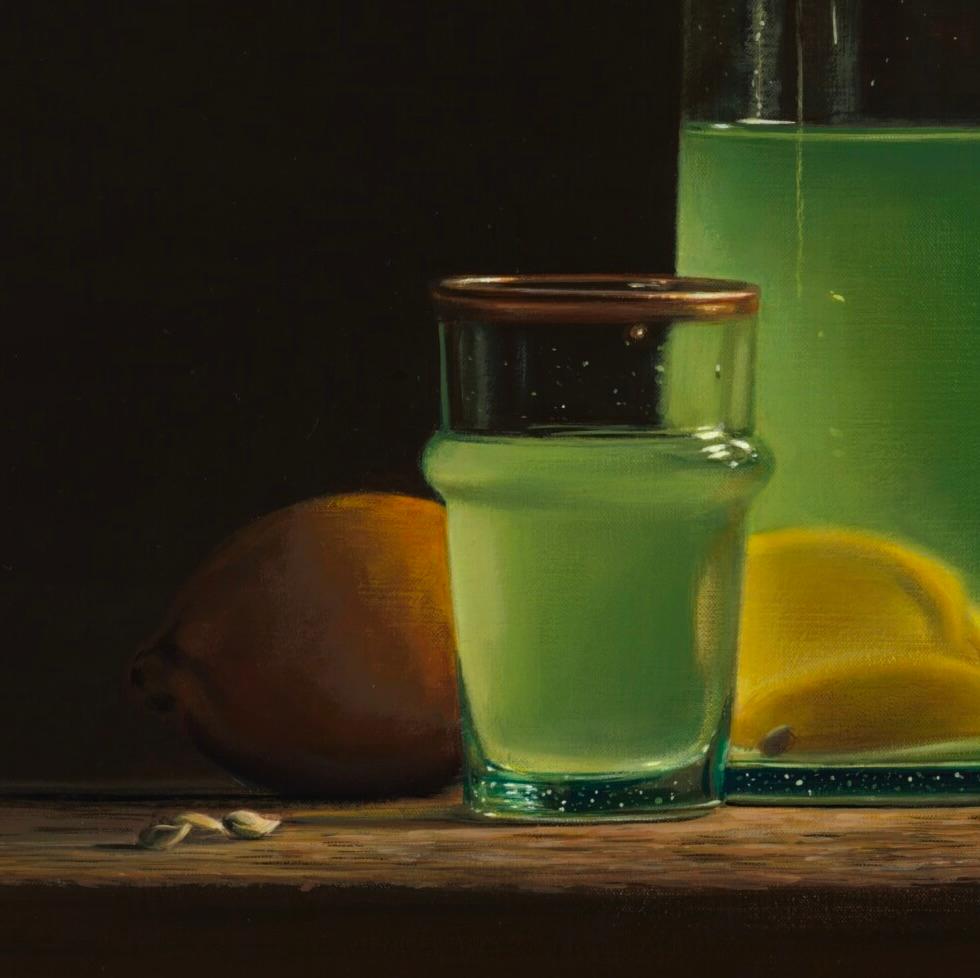 Limonade - Nature morte hollandaise du 21e siècle de limonade  & Citrons en vente 5