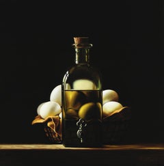 Olive oil and eggs/ Scones II/ Doughnuts/ Custom order 3 paintings Wendy