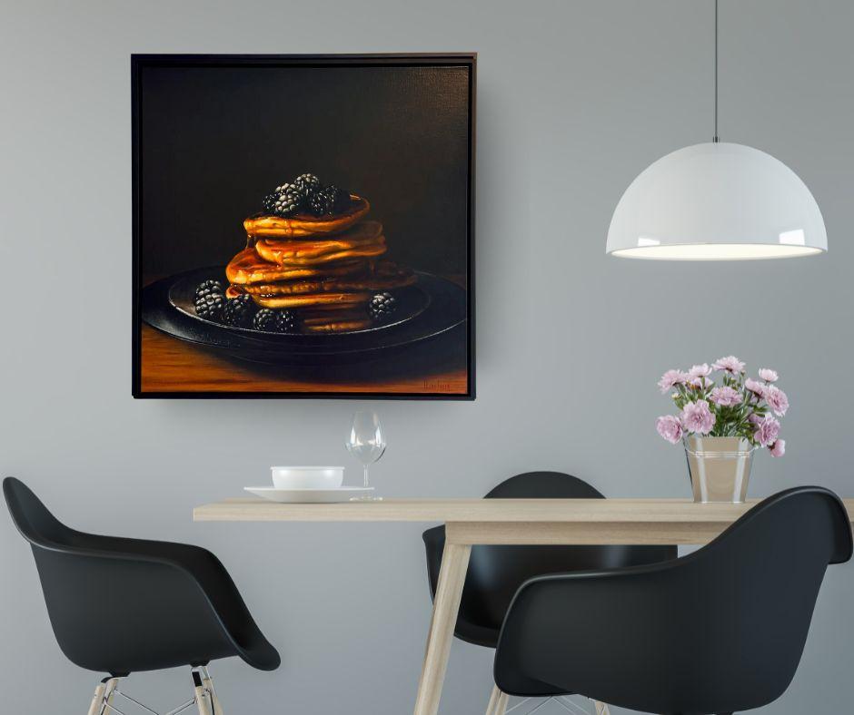 Dieses außergewöhnliche Kunstwerk ist derzeit in der Signet Contemporary Art Gallery und online ausgestellt und zu verkaufen.

In diesem meisterhaft komponierten Stillleben fängt Heidi von Faber einen Moment des eleganten Genusses mit unheimlicher