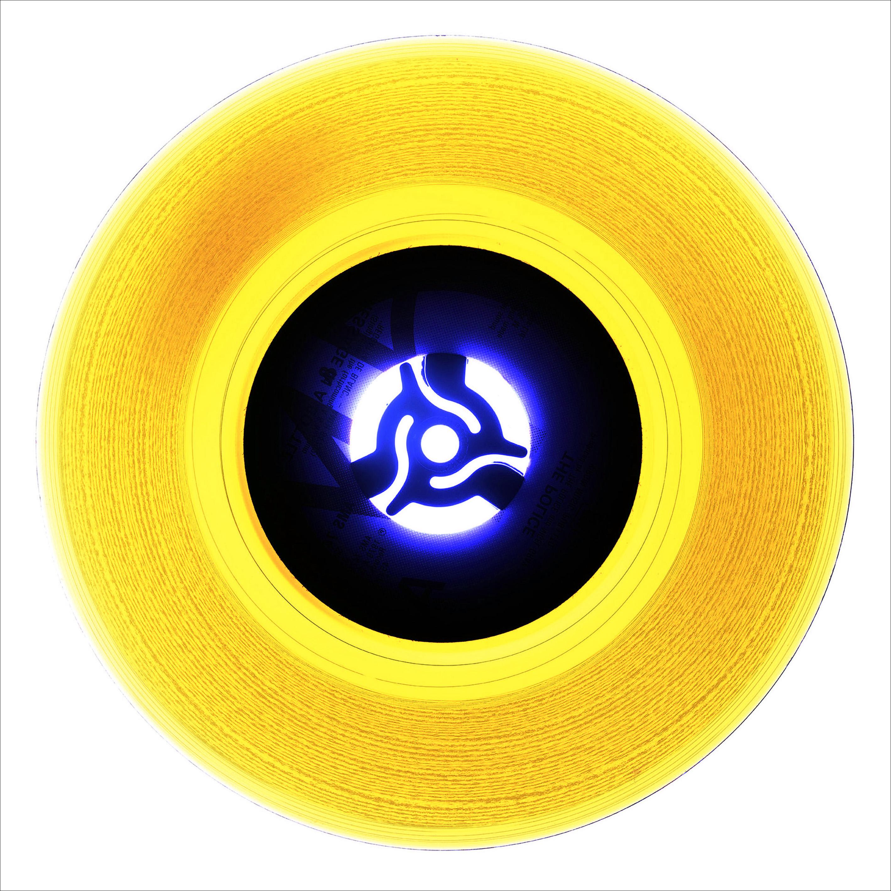 Print di Heidler & Heeps - Collezione di vinili B Side, A (giallo canarino) - Fotografia concettuale a colori Pop Art