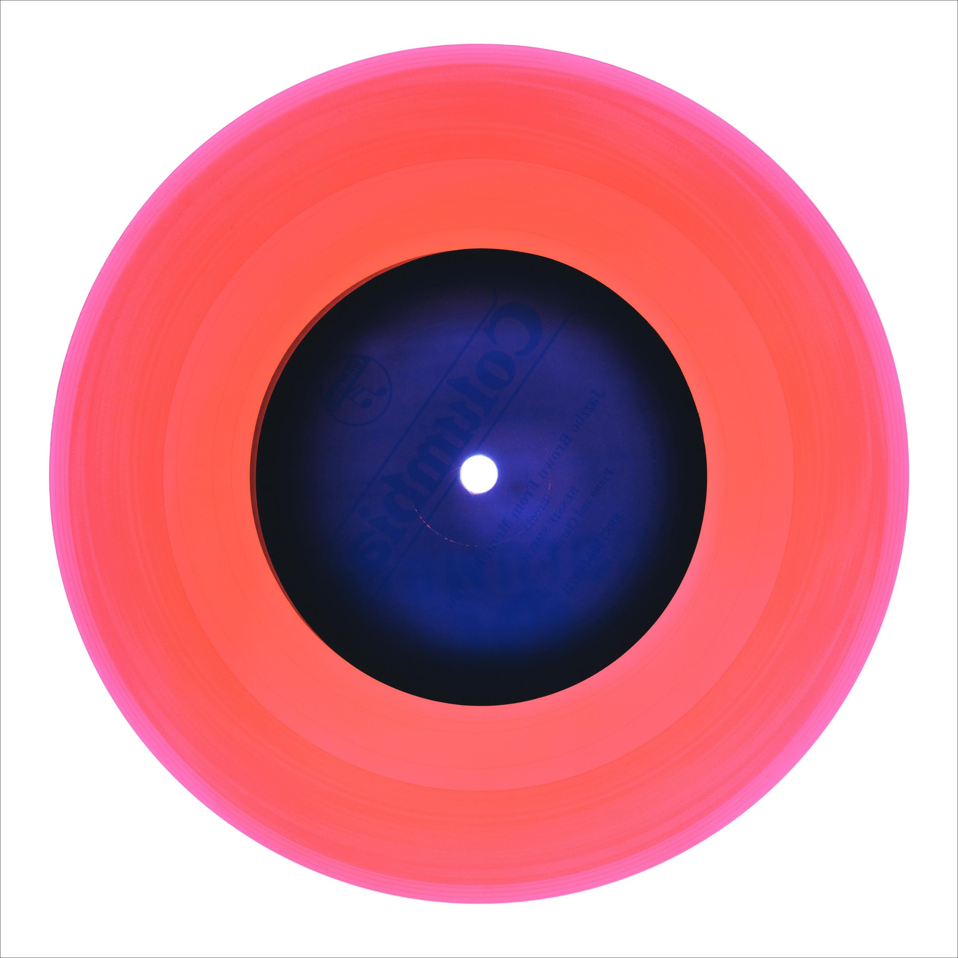 Heidler & Heeps Color Photograph - B Side Vinyl Collection, A Hot Jazz Classic (Coral) - Pop Art Color Photogrpahy