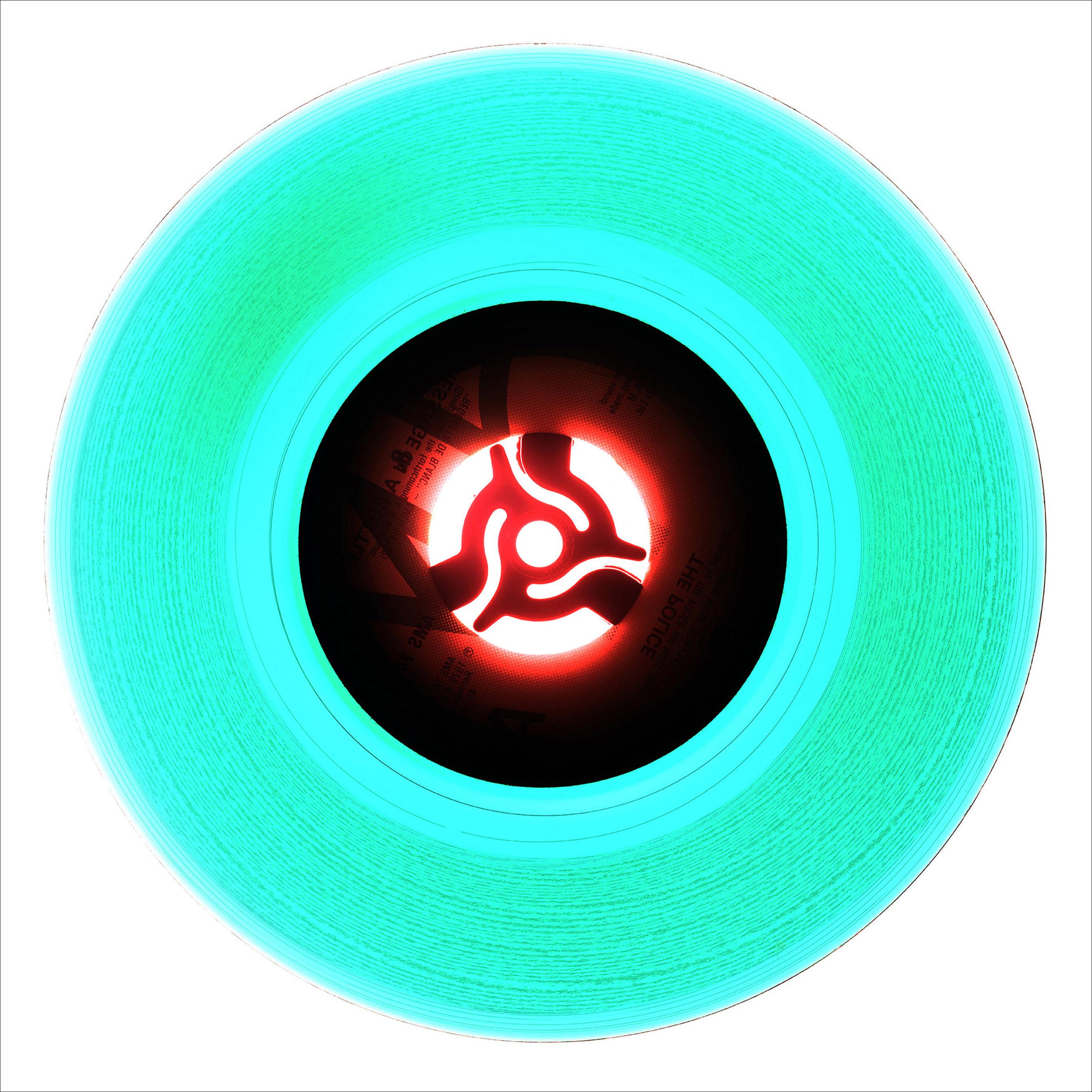 Print de Heidler & Heeps - Colección de Vinilos de la Cara B, A (Menta) - Fotografía conceptual Pop Art en color