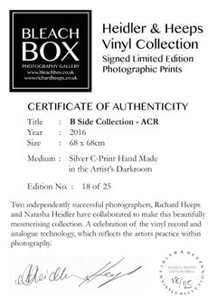 B Side Vinyl Collection, ACR - Conceptual Pop Art Color Photogrpahy