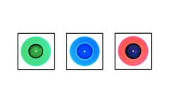 B Side Vinyl Collection - Medium Size Trio - Pop Art Color Photography