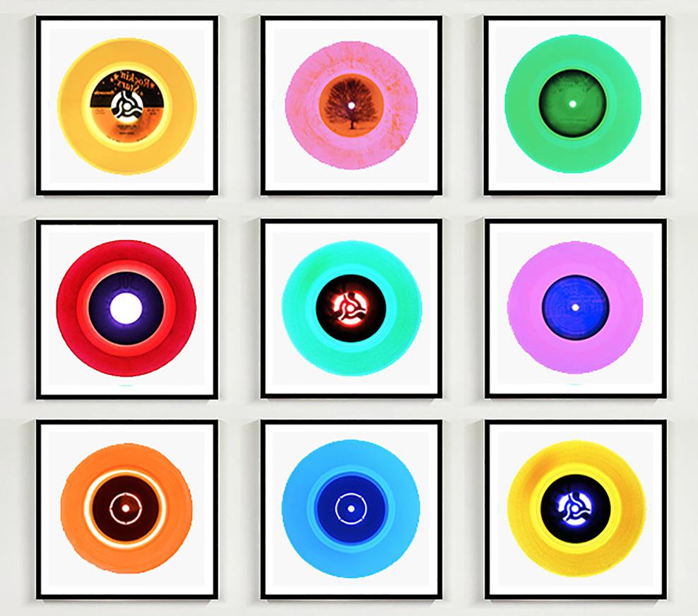 Installazione di nove pezzi della collezione B Side Vinyl - Foto Pop Art multicolore