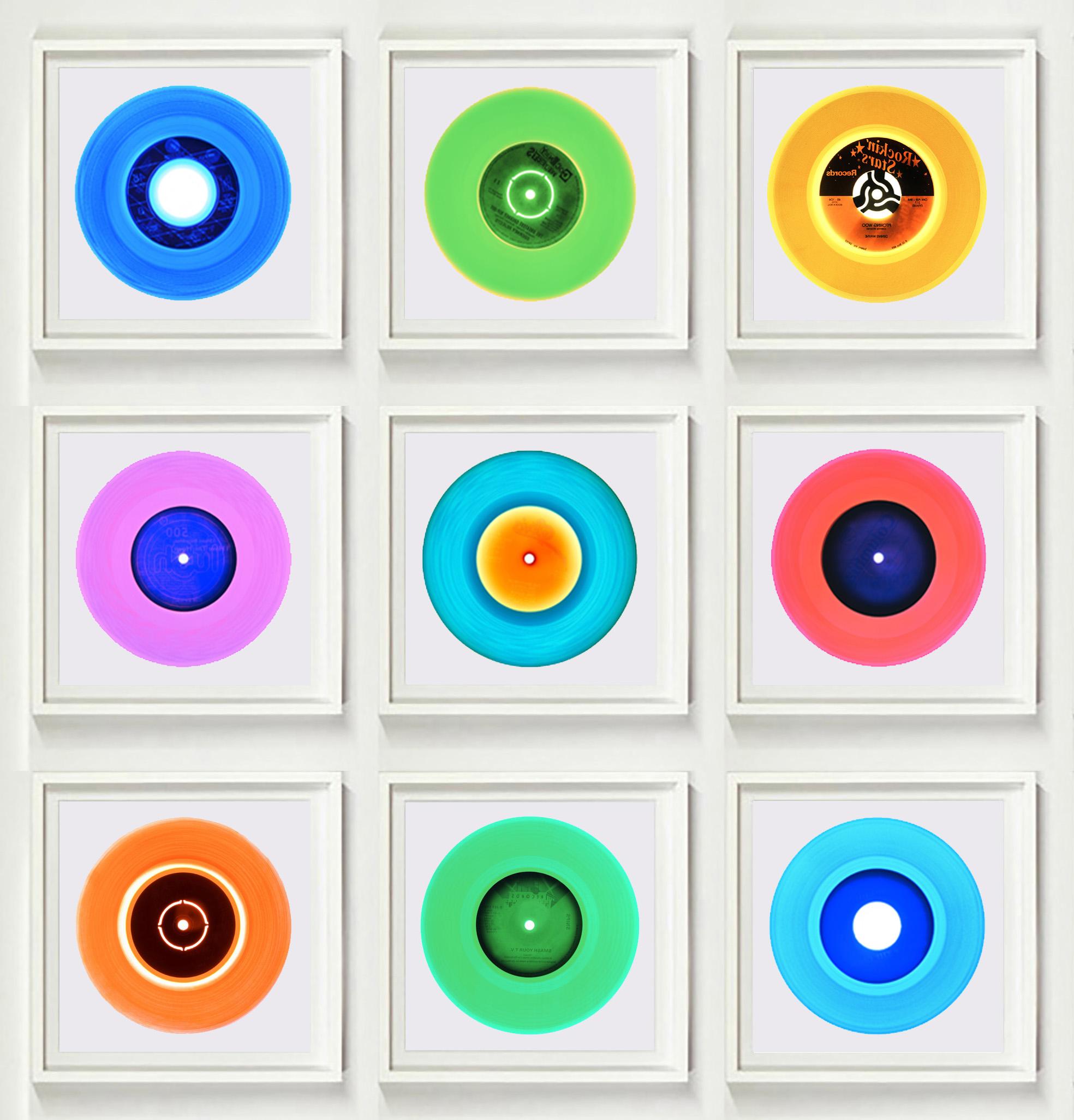 Heidler & Heeps Color Photograph - B Side Vinyl Collection Nine Piece Installation - Pop Art Multi-Color Photo