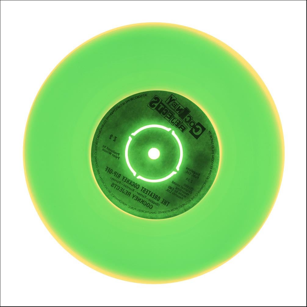 Original Sound, a bright green artwork in the Heidler & Heeps B Side Vinyl Collection.
Acclaimed contemporary photographers, Richard Heeps and Natasha Heidler have collaborated to make this beautifully mesmerising collection. A celebration of the
