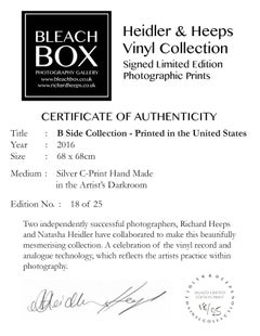 B Side Vinyl Collection, Printed in the United States- Pop Art Color Photogrpahy